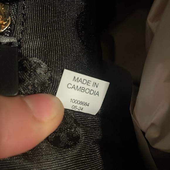 New, authentic nylon tory burch black backpack  883668 - Picture 10 of 12